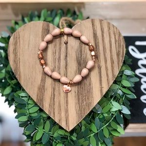 Puppy Love Rose Heart Bracelet